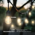 thumbnail image 3 of Landia Home 96FT (2x48FT) LED HD String Light, Commercial Grade Strand,30 hanging sockets, 32 LED Bulbs, 3 of 5