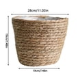 thumbnail image 2 of (Clearance) BNNG Seagrass Basket Planters, Flower Pots Cover Storage Basket Plant Containers Hand Woven Basket Planter with Plastic Liners Straw Flower Pot for Indoor Outdoor Plant, 2 of 6