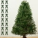 thumbnail image 5 of Decoraciones de lazos de terciopelo para el árbol de Navidad y set de 16 piezas | Coronas, guirnaldas, adornos de regalo | Textura lujosa y suave, decoración navideña elegante | Pajaritas rojas, 5 of 5