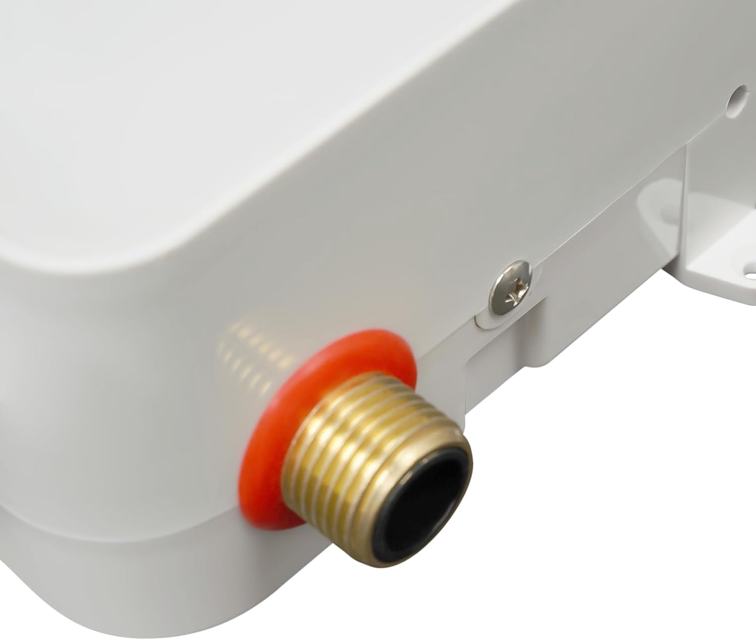 Miumaeov Intelligent Constant Temperature Electric Water Heater,Large Square All White Design, Pecise Temperature Control,Enjoy Comfortable Bathing