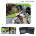 thumbnail image 2 of Cartera Overwatch Genji con personajes de anime, delgada y plegable, de poliuretano, 2 of 2