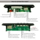 thumbnail image 4 of Placa Decodificadora WMA MP3 para Coche Compatible Con Dientes Módulo Radio FM 5 0 USB TF (5v) Azul, 4 of 7