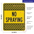 thumbnail image 3 of No Spraying Sign,, 3 of 8