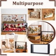 thumbnail image 6 of DIY 5x2.4x10.2 inch Rectangle Shadow Box Wood Shadow Box Display Case Shadow Box Frame with Double Sided Clear Acrylic Window for Dried Flowers Leaves Specimen - Black DIY, 6 of 6