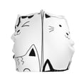 thumbnail image 2 of Kll Doodle Cute Cat Winter Fall Beanie Knit Hats For Men & Women - Warm & Soft Stylish Toboggan Caps For Cold Weather, 2 of 9