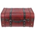 thumbnail image 2 of 1Pc Wooden Suitcase Packing Storage Box Storage Container Wooden Storage Case, 2 of 9