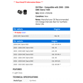 thumbnail image 2 of Oil Filter - Compatible with 2000 - 2006 GMC Sierra 1500 2001 2002 2003 2004 2005, 2 of 2