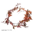 thumbnail image 2 of 1,8 M otoño hoja de arce artificial guirnalda ventana pared decoración de otoño ornamento colgante planta hojas boda fiesta guirnaldas regalo especial, 2 of 5