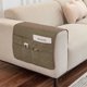 thumbnail image 1 of Nvzi Anti-Slip Sofa Armrest Cover with Pocket Waterproof Couch Armchair Slipcovers,Khaki A, 1 of 5