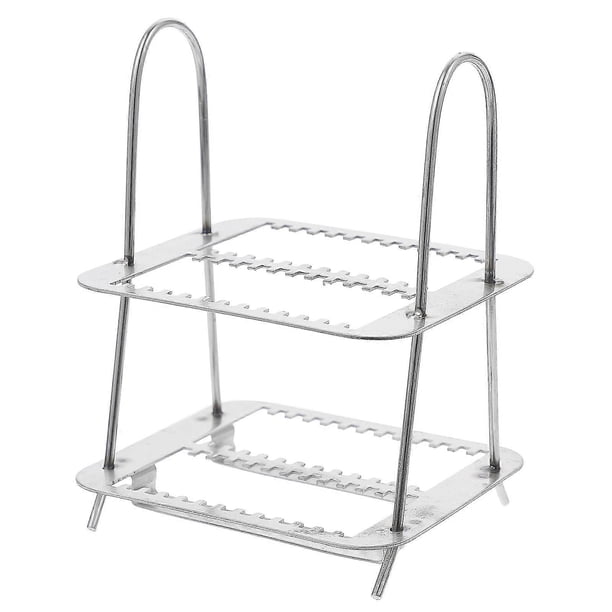 Microscope Slides Rack 26 Positions Stainless Steel Staining Rack for ...