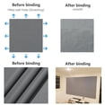 thumbnail image 2 of 3D Projector Simple Anti-light Screen Curtain Reflective Fabric Cloth Home Outdoor ,Easy to Setup, 2 of 5
