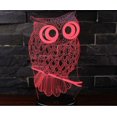 thumbnail image 4 of JT OWL 3D Night Light Multi 7 Color Changing Illusion Lamp for Children Kids Girls Boys and a perfect Home Décor Gift, 4 of 7