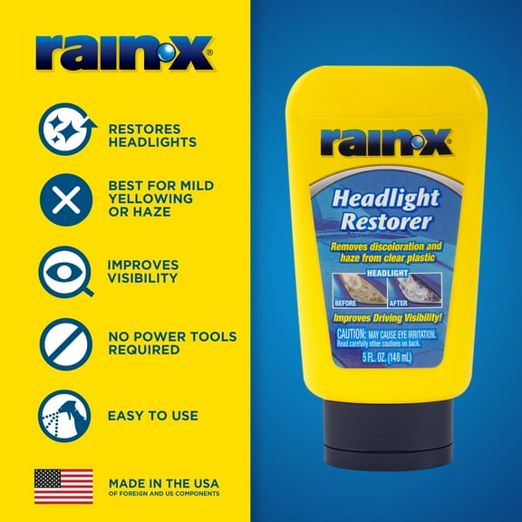 Rain-X Headlight Restorer - 5 fl. oz. - 800001810