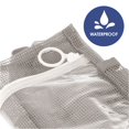 thumbnail image 2 of Mainstays 5 Pocket Silver Mesh Shower Tote with Zipper Water-Resistant Pouch, Mesh Finish, 2 of 4