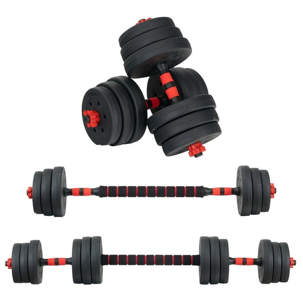 Mancuerna con Peso Ajustable Altera MC0518-20K C/ Discos de Cemento Intercambiables 20Kg