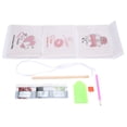 thumbnail image 3 of Hanging Storage Bag 3 Pockets DIY Rhinestone Design Chemical Fabric Washable Folding Hanging Storage Organizer, 3 of 14