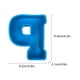 thumbnail image 3 of Molde de Letras Alfabéticas 3D de Silicona Letra M en Inglés | Molde Flexible y Reutilizable para Resina, Jabón, Vela y Manualidades DIY | Azul Liso | Decoración de Escritorio | 1 Pieza, 3 of 3