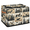 Multicolor 4, variant on CURLYOOT Retro Vintage Deers Moose Forest Storage Bin with Zipper Lid, Foldable Clothes Organizer Lidded Storage Baskets, Rectangular Box Closet Shelf Organizer