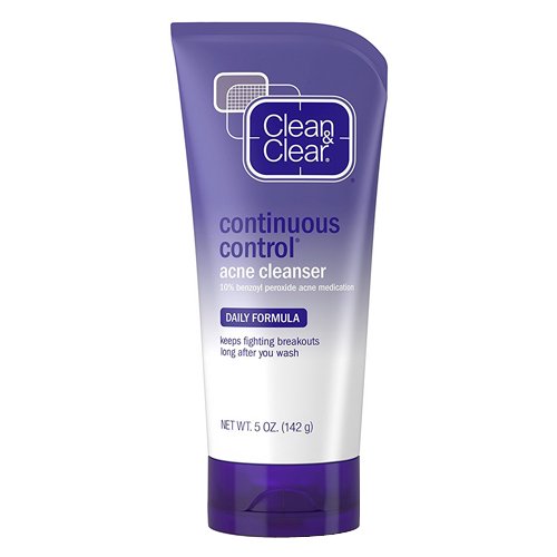 Clean And Clear Continuous Control Acne Cleanser 5 Oz, 6 Pack