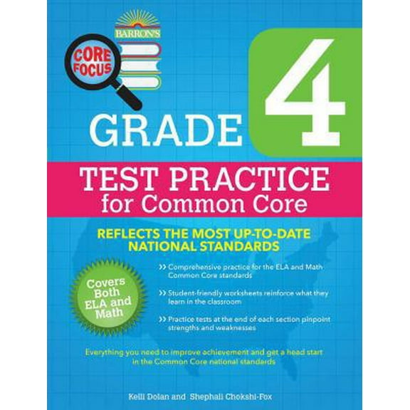 Pre-Owned Core Focus Grade 4: Test Practice for Common Core (Paperback) 1438005156 9781438005157