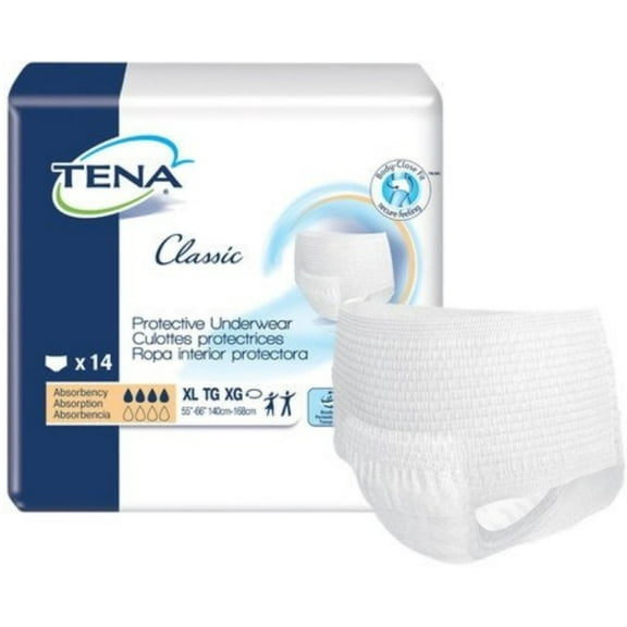TENA Classic 72516 Protective Underwear - 14 ea (Pack of 4)