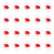 thumbnail image 2 of 20Pcs Latex Balloons Set Red Lips Balloon Valentine's Day Party Decoration, 2 of 3
