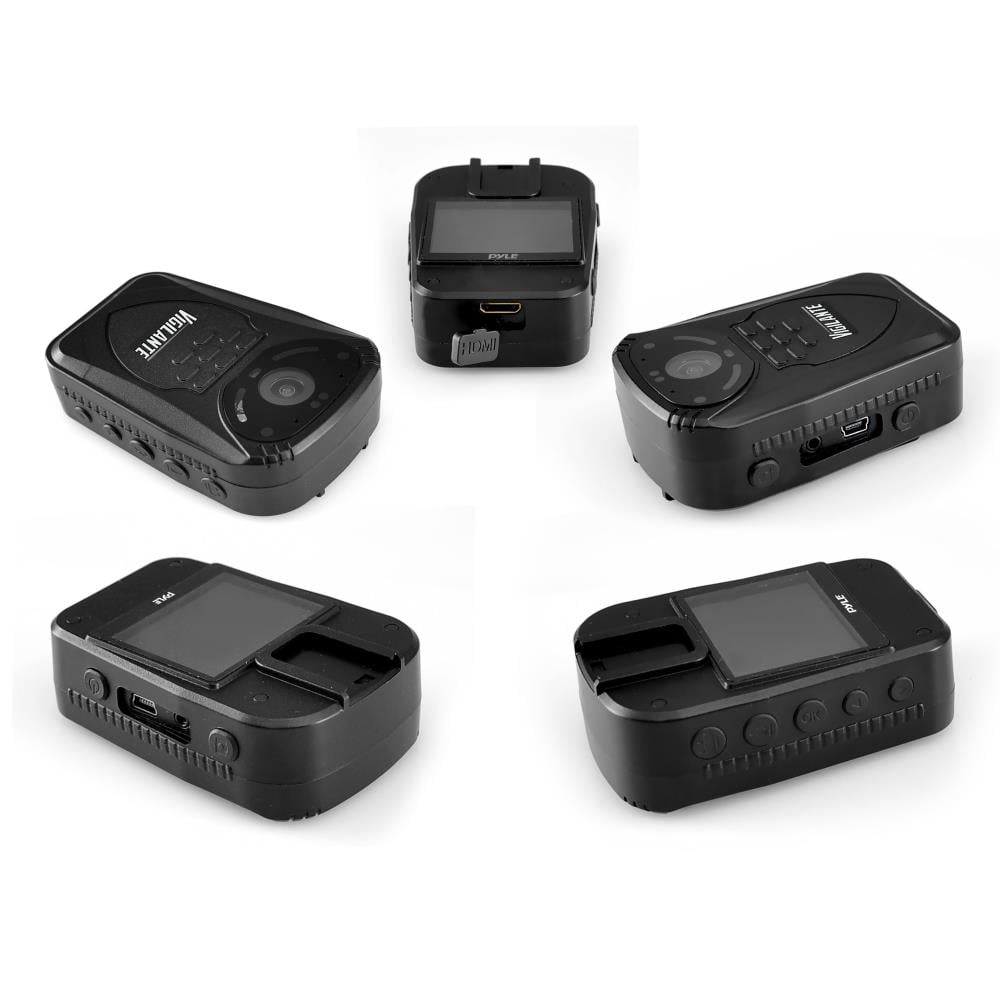 Pyle Compact Security Wireless Camera, Audio Video Recording, Night Vision, Rechargeable Batteries