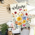 thumbnail image 4 of Spring Summer House Flag 28x40 Inch Double Sided Outside Welcome Wildflower Daisy Floral Outdoor Seasonal Decorative Large Garden Flag Decor, 4 of 7