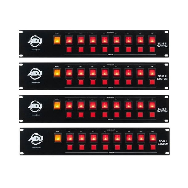American DJ ADJ System 8 Ch Low Voltage Switch Controller w/ Relay Pack