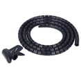 thumbnail image 2 of Organizador de cables en espiral Jadeshay Negro, 2 of 8