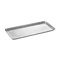 thumbnail image 1 of Bandeja para servir alimentos de acero inoxidable, bandeja plana, plato para servir multiusos, bandeja Rectangular para encimera de baño de restaurant Soledad Bandeja de servicio de madera, 1 of 10