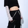 thumbnail image 5 of Guantes de malla con codo y mangas para brazo, guantes largos a la moda para actuaciones en escenario, guantes para disfraz, mangas brillantes para club nocturno, 5 of 5