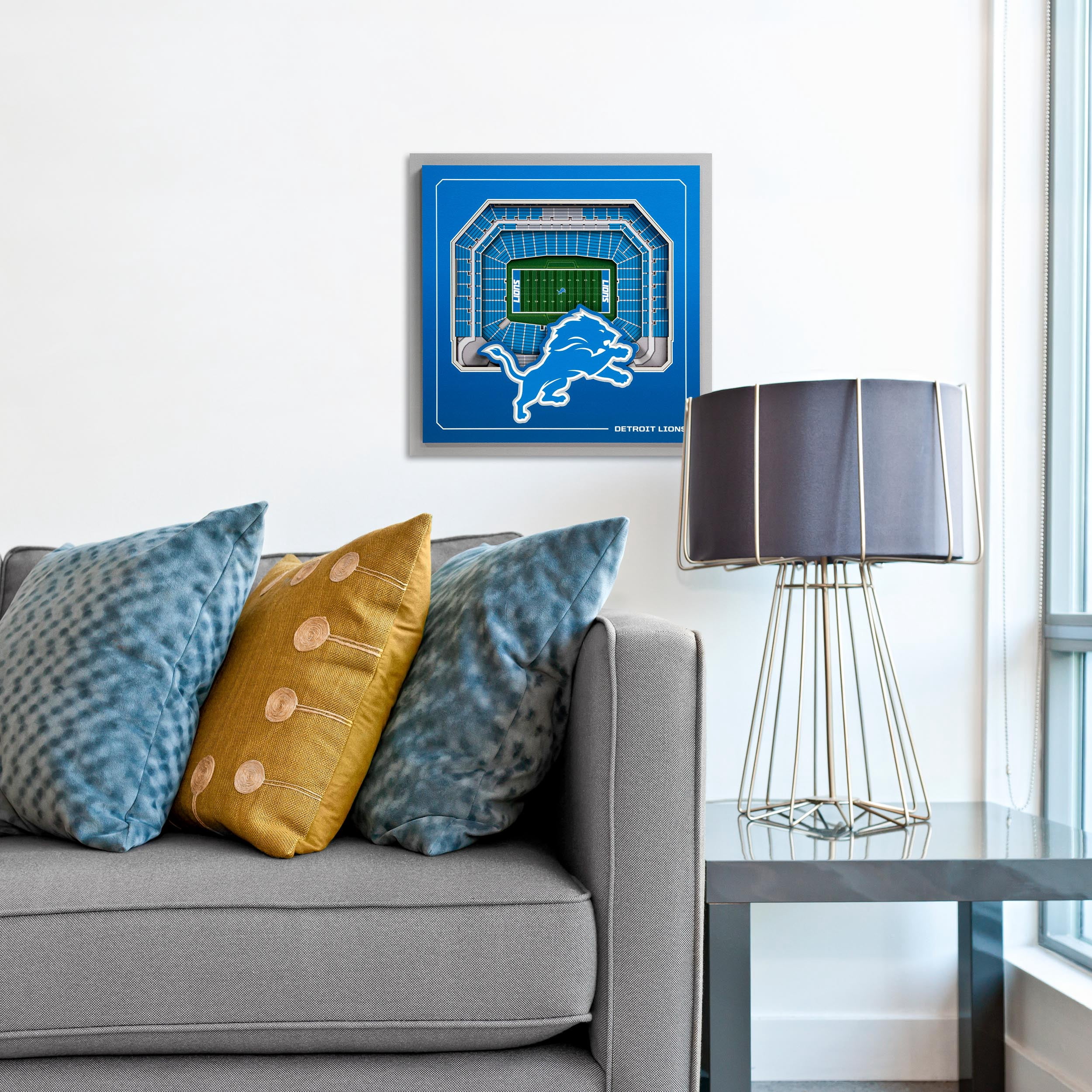 YouTheFan NFL Detroit Lions Stadium Series 3D Wall Art