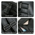 thumbnail image 5 of Premium Leather Backpack with Spacious Storage, Durable Wear-Resistant Design, Comfortable Shoulder Straps, Reinforced Zippers, Perfect for Commuting and Travel, 5 of 5