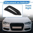thumbnail image 3 of Parrilla de luz antiniebla frontal derecha No. 71105TFTH00 cubiertas de luz antiniebla inferiores para Honda HR-V 2019-2022 ABS negro 1 Pc, 3 of 6