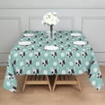 thumbnail image 3 of French Bulldog Square Tablecloth,Waterproof Square Table Cover,Wipeable Spillproof Washable Table Cover for Home Kitchen Party Decor 60"x60"(152x152cm), 3 of 6