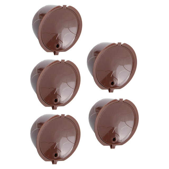 Trousse de Capsules de Café Réutilisables pour Machines - Rechargeables, Durables, Extraction de Café Parfaite avec Cuillère et Brosse