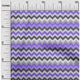 thumbnail image 2 of oneOone Polyester Spandex Medium Purple Fabric Chevron Sewing Craft Projects Fabric Prints By Yard 56 Inch Wide-B0, 2 of 6