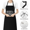 thumbnail image 2 of Funny Apron Adjustable Cooking Kitchen Chef Apron Funny Bib Aprons For Women Men, 2 of 6