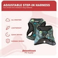 thumbnail image 3 of GFDYREE - Dog Harness for Small Dogs No-Pull - Step in Dog Harness - Padded Mesh Fabric Dog Vest with Reflective Trim, Velcro and Buckle Straps - Dinosaur - XXS, 3 of 7