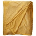 thumbnail image 1 of Intelligent Design Microlight Plush Oversized Blanket, King, Yellow, 1 of 8