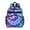 Purple Blue Tie, variant on Purple Blue Tie Dye Pattern Backpack for School,Cute School Bag,Schoolbag with Adjustable Shoulder Straps & Padded Back,15.25"x11.5"x5.25"