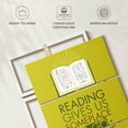 thumbnail image 6 of Elephant Stock Escape In Reading Wall Art - Vertical Multi Panel Canvas - Living Room Wall Decor - Inspirational And Typography Multi Panel - Yellow And White Decor - 20" x 32", 6 of 8