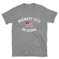 thumbnail image 1 of Midwest City Oklahoma Patriot Men's Cotton T-Shirt, 1 of 1