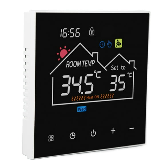Smart Digital Thermostat Programmable Temperature Controller Thermostat Touchscreen Digital Temperature Controller for Hydronic Heating Boiler