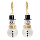 thumbnail image 4 of Pendientes colgantes Pendientes navideños Accesorios de tela Pendientes navideños para Navidad Redondo, 4 of 9