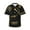 Trumpet Musical Notes, variant on Christmas Men'S 3d Print Casual Button Down Shirts, Novelty Hawaiian Short Sleeves Xl