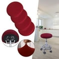 thumbnail image 5 of 2 Pieces Bar Stool Covers Round, Washable Soft Durable Elastic Stool Cushion Slipcover, Seat Covers for 12-18 inch home and bar, 5 of 8