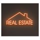 thumbnail image 1 of Letrero De Neón"Real Estate" Con Luz LED, Decoración Para Oficinas, Negocios, Hogar, Arte Pared, Escaparate, Entrada 52cm, 1 of 2