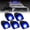 Blue, variant on Solar Powered Cab Roof Marker Light, Water Proof Truck Accessories, Always On Wireless Solar Cab Lights for Ford for DODGE Ram SUV POV Ships engineering vehicle Pickup Trucks, Easy to Carry, 16 LED